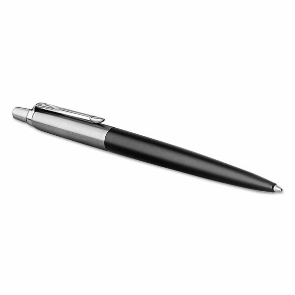 Pen2Paper PAR Jotter Retractable Ballpoint Pen, Black Barrel with Blue Ink - Medium Point PE3213504